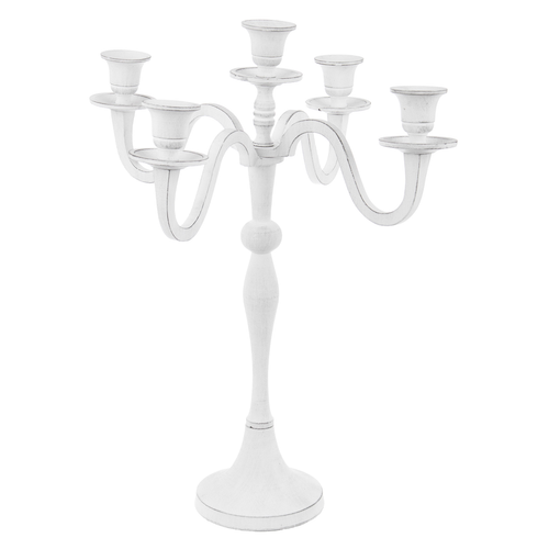 Candelabro norah a 5 fuochi realizzato in alluminio