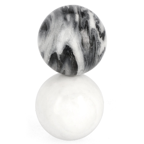 Decorazione kandy h 18 in formato sfera realizzato in marmo; solo per uso decorativo