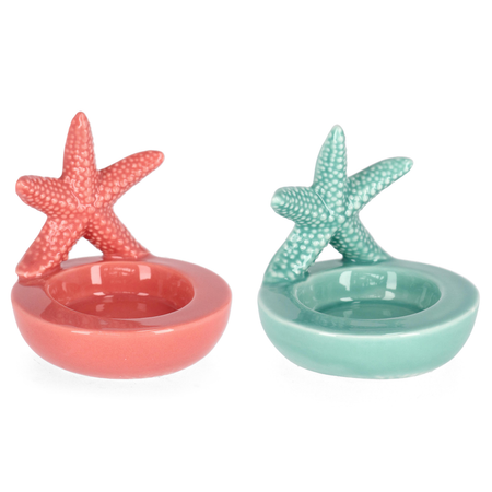 Porta tealight favignana in varie forme e colori; prodotto realizzato in ceramica