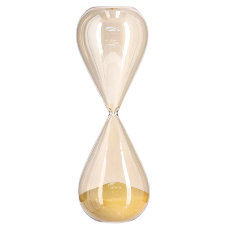 Clessidra kronos Iridescente realizzata in vetro decorazione da interno