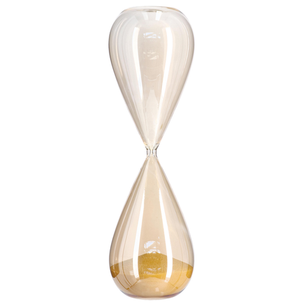 Clessidra kronos Iridescente realizzata in vetro decorazione da interno