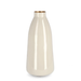 Bottiglia decorativa velma beige in metallo per uso decorativo