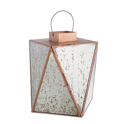 Lanterna Gil Copper in ferro e vetro da esterno