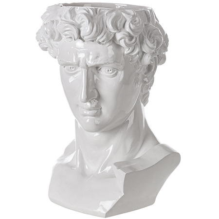 Busto decorativo olympus, realizzato in poliresina,  prodotto resistente all'acqua