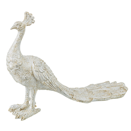 Statuetta yoma  pavone realizzato in poliresina con varie misure