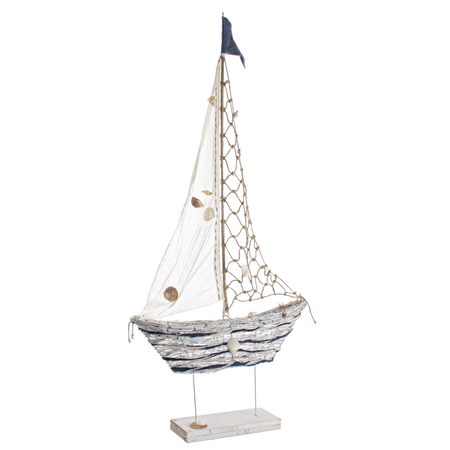 Barca sailor vimini realizzato in cotone, spugna e metallo