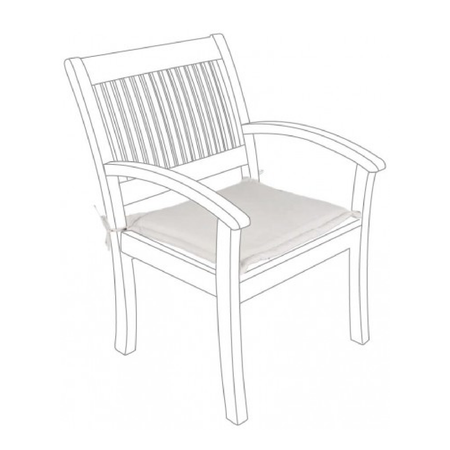 Cuscino da esterno per Poltroncina in Polyestere 180 gr