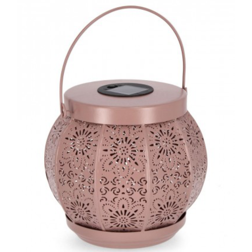 Lanterna solare naira in acciaio verniciato a polvere epossidica  per uso interno ed esterno