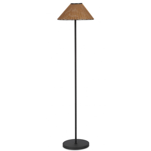Piantana solare kalyan in acciaio per uso interno ed esterno Ø 40 x h 160 cm