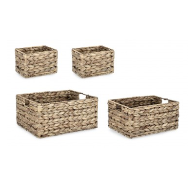 Set 4 Ceste 2m Kalaw in giacinto d'acqua da esterno