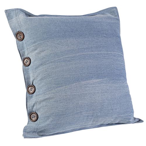 Cuscino denim decorativo da interno 45 x 45 cm