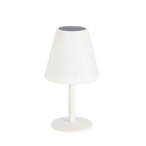 Lampada da tavolo  solar a led in acciaio verniciato a polvere epossidica uso interno ed esterno