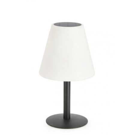 Lampada da tavolo  solar a led in acciaio verniciato a polvere epossidica uso interno ed esterno