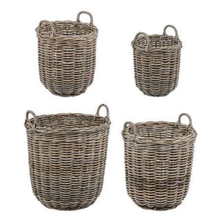 Set 4 Ceste 2 manici Narra tonda da esterno
