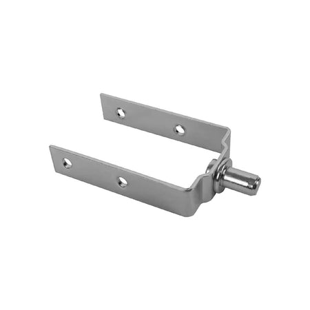 Forcella realizzata in ferro ideata per rulli in legno con dimensioni 12 x 6 cm