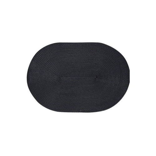 Tappeto ovale da interno in polipropilene intrecciato 44 x 29 cm