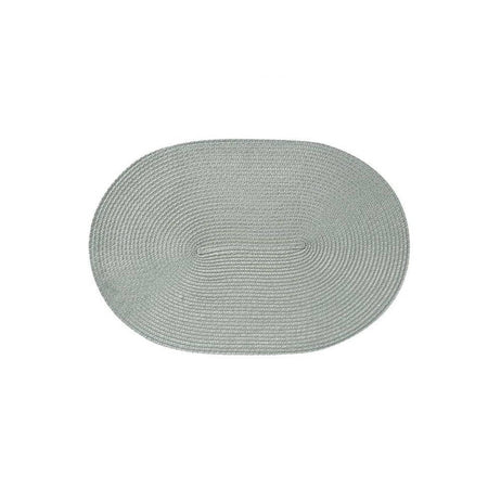 Tappeto ovale da interno in polipropilene intrecciato 44 x 29 cm