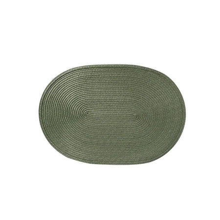 Tappeto ovale da interno in polipropilene intrecciato 44 x 29 cm