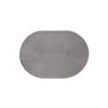 Tappeto ovale da interno in polipropilene intrecciato 44 x 29 cm