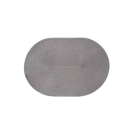 Tappeto ovale da interno in polipropilene intrecciato 44 x 29 cm