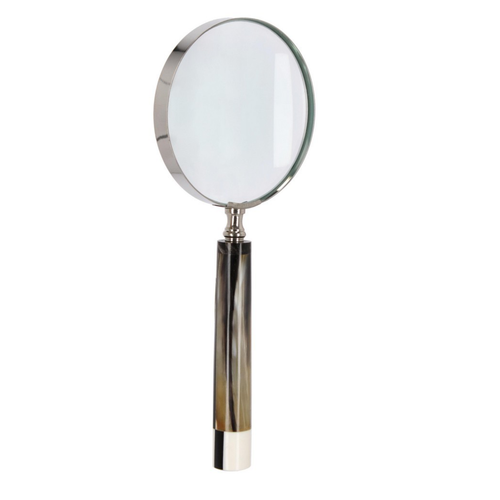 Decorazione lente Adventure beige in metallo per decorazioni natalizie