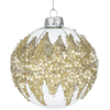 Palline per albero di Natale in vetro Mirage oro per decorazioni natalizie