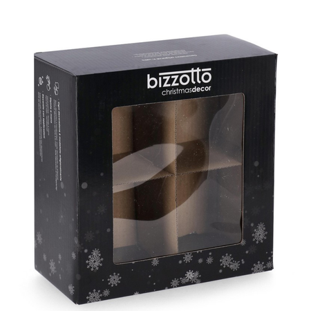 4 Palline per albero di Natale in vetro "Alisia" iridescente per decorazioni natalizie