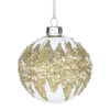 Palline per albero di Natale in vetro Mirage oro per decorazioni natalizie