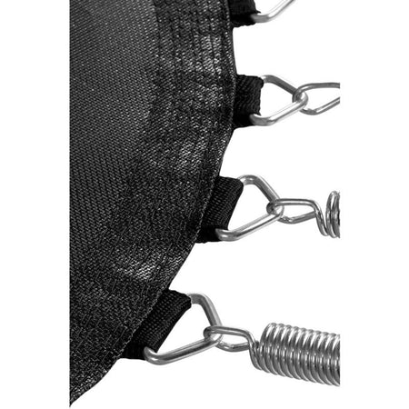 Trampolino elastico con struttura in tubi di acciaio per bambini