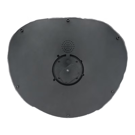 Villaggio di Natale, Stazione con Trenino in movimento e Albero di Natale rotante, h 38 cm, musiche natalizie