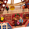 Villaggio Ruota Panoramica rotante, h 48 cm per decorazioni natalizie