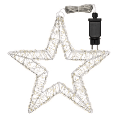 Stella Bianca 3D , microled bianco caldo e freddo, uso interno