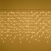 Tenda Irregolare con led bianco caldo, cavo trasparente, prolungabile