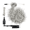 Tenda Irregolare con led bianco caldo, cavo trasparente, prolungabile