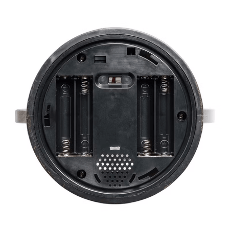 Lanterna natalizia a sfera effetto neve, led bianco caldo per decorazioni