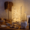 Catena di 400 microled bianco caldo per decorazioni natalizie