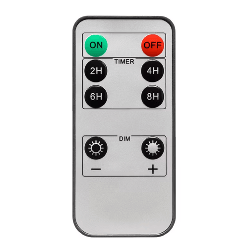 Telecomando per decorazioni in metallo VPM, Luminosità regolabile