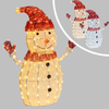 Pupazzo di Neve 3D White & Color, Dual Color LED bianco caldo e freddo
