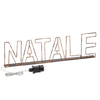 Scritta luminosa led olor rame, bianco caldo per decorazioni