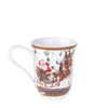 Box con tazza in ceramica per decorazioni natalizie interne