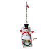 Pendaglio scatole con personaggio natalizio per albero decorazione natalizia da 9.7 cm