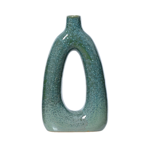 Vaso decorativo in porcellana decorazione ambienti per interno e esterno, da h 32 cm