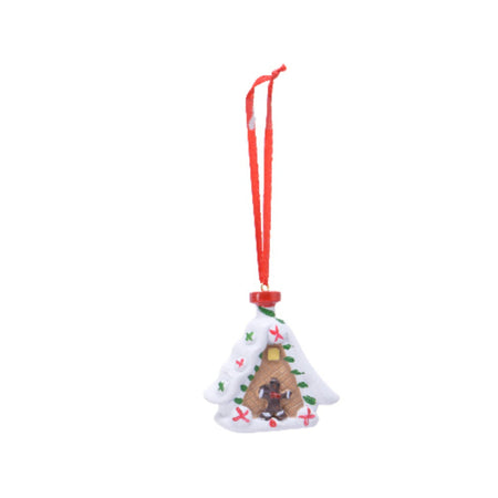 Pendaglio per albero con decorazione natalizia da 6 cm