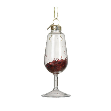 Pendaglio con bevande alcoliche per albero con decorazione natalizia da 7 cm
