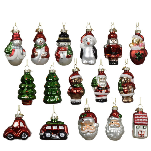 Pendaglio con addobbi per albero con decorazione natalizia da 7 cm
