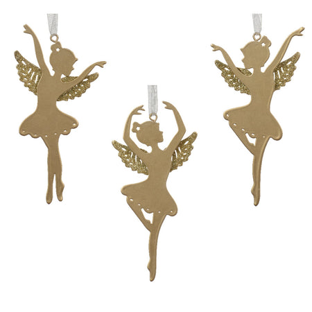 Peluche natalizio ballerina, per interno da 15 cm