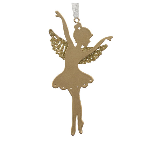 Peluche natalizio ballerina, per interno da 15 cm