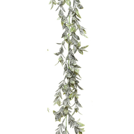 Ghirlanda natalizia verde in poliestere decorazione natalizia da 180 cm