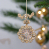 Pendaglio a forma di corona per albero decorazione natalizia da 10.5 cm