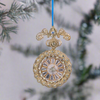 Pendaglio a forma di corona per albero decorazione natalizia da 10.5 cm